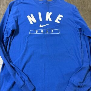 Nike Men's Royal Blue Long Sleeve Tee
